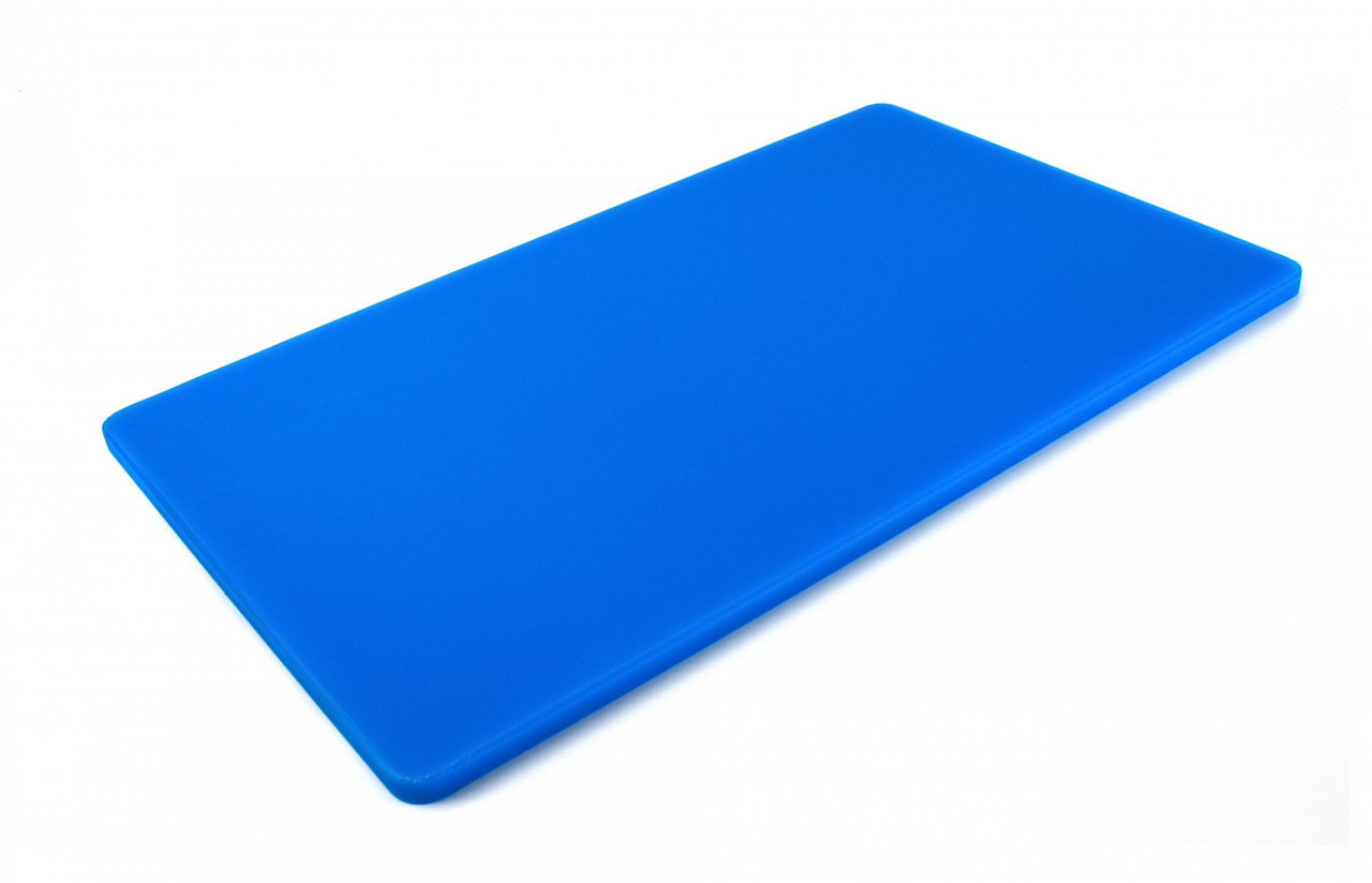 Двусторонняя разделочная доска LDPE, 500 * 300 * 12 мм, синяя. Доска для нарезки и разделки 113045NK - фото 1 - id-p10463713