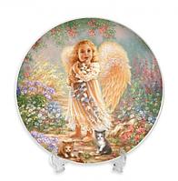 Тарелка фарфор 20,3 см Believe in Angels Мечтательный ангел