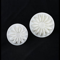 Плунжер пластиковый для мастики"Ромашки"(набор 3шт) Империя Посуды EMP_8735