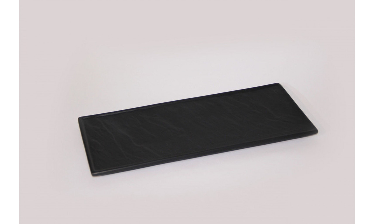 Тарелка узкая 36х15,5 см 14 " черная матовая F2935BK-14 - фото 1 - id-p10467425