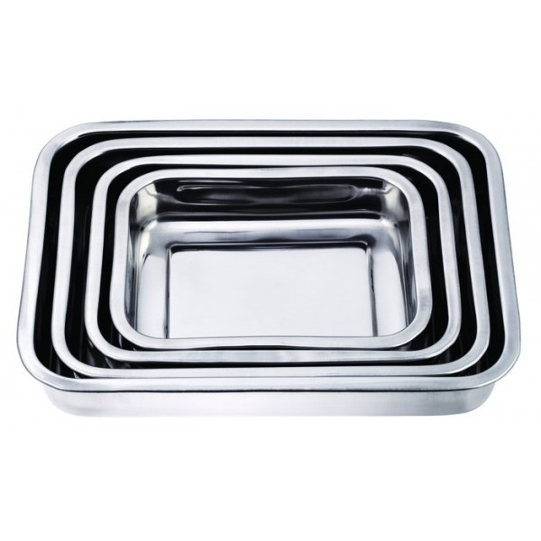 Противень нержавеющий прямоугольный"Премиум"(набор 4 шт) Империя Посуды EMP_2082 - фото 1 - id-p10466500