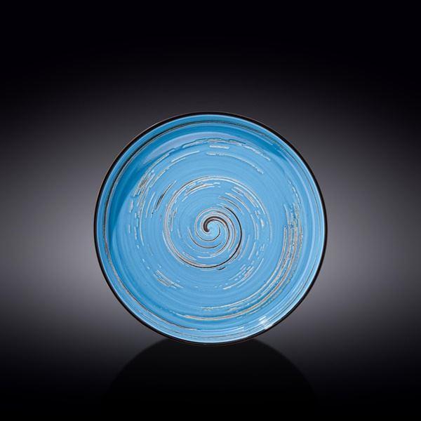 Тарелка Wilmax Spiral Blue 23 см WL-669619 - фото 1 - id-p10463753