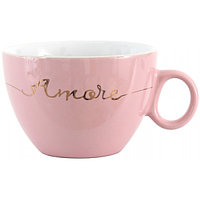Кружка Limited Edition Amore 420 мл розовая HTK-004