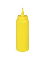 Бутылка пластиковая для соусов FoREST 360 мл желтая 503602 FD