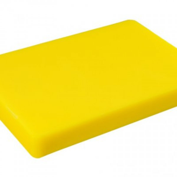 Доска разделочная пластиковая жёлтого цвета 440*295*50 мм (шт) Империя Посуды EMP_2555 - фото 1 - id-p10468771