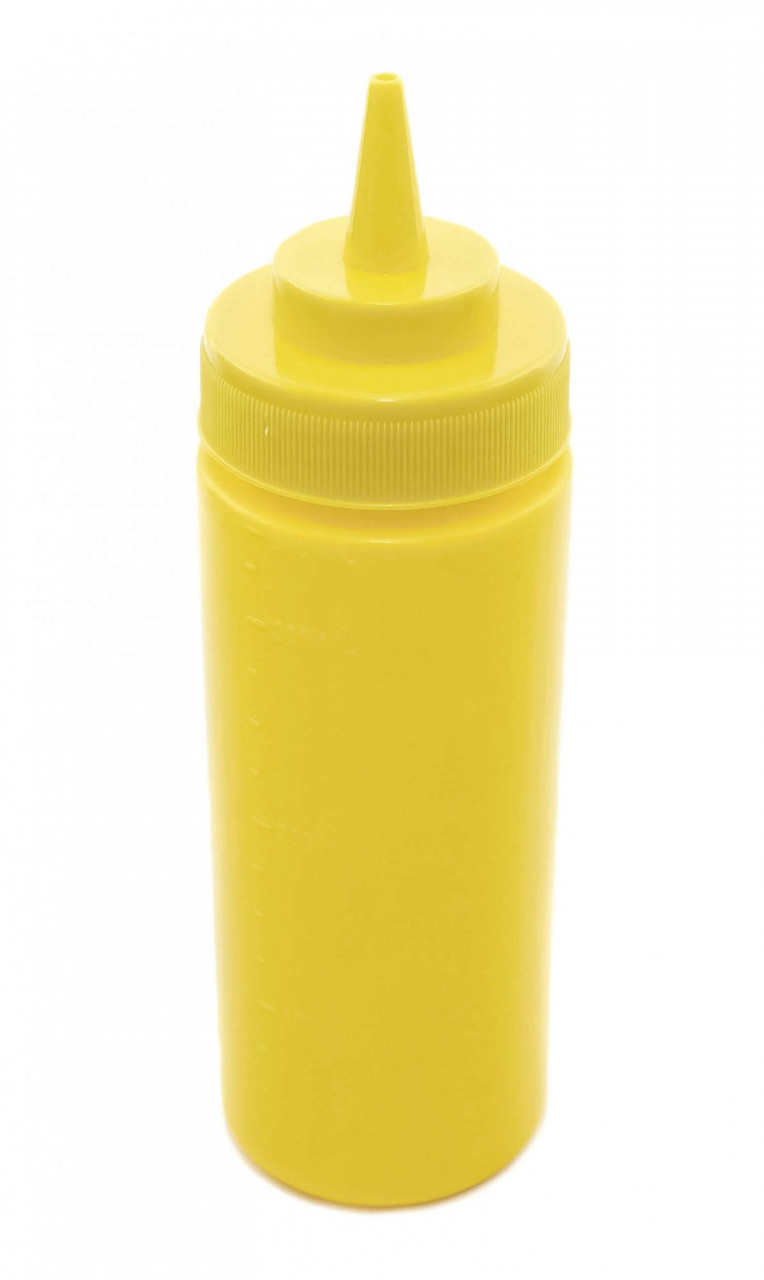Бутылка для соусов с мерной шкалой 360 мл. желтая 107021NK - фото 1 - id-p10466988