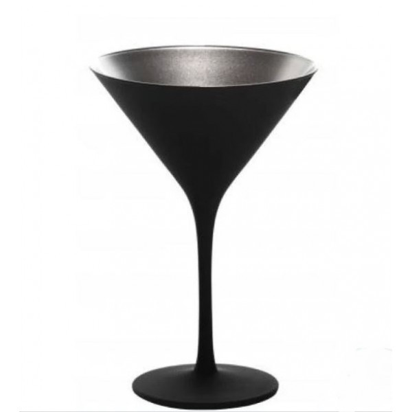 Бокал для мартини Stoelzle Olympic 240 мл матовый черный/серебро 1409325 - фото 1 - id-p10470723