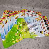 Диплом и значок для выпускника детского сада группы "Пчёлка", фото 2