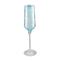Бокал для шампанского Голубая волна 275 мл ML01