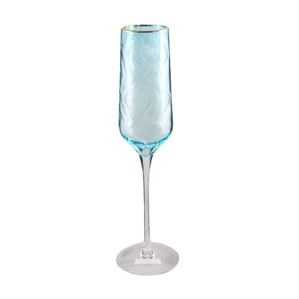 Бокал для шампанского Голубая волна 275 мл ML01 - фото 1 - id-p10470728