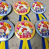 Диплом и значок с лентами-символикой  для выпускника детского сада, фото 9