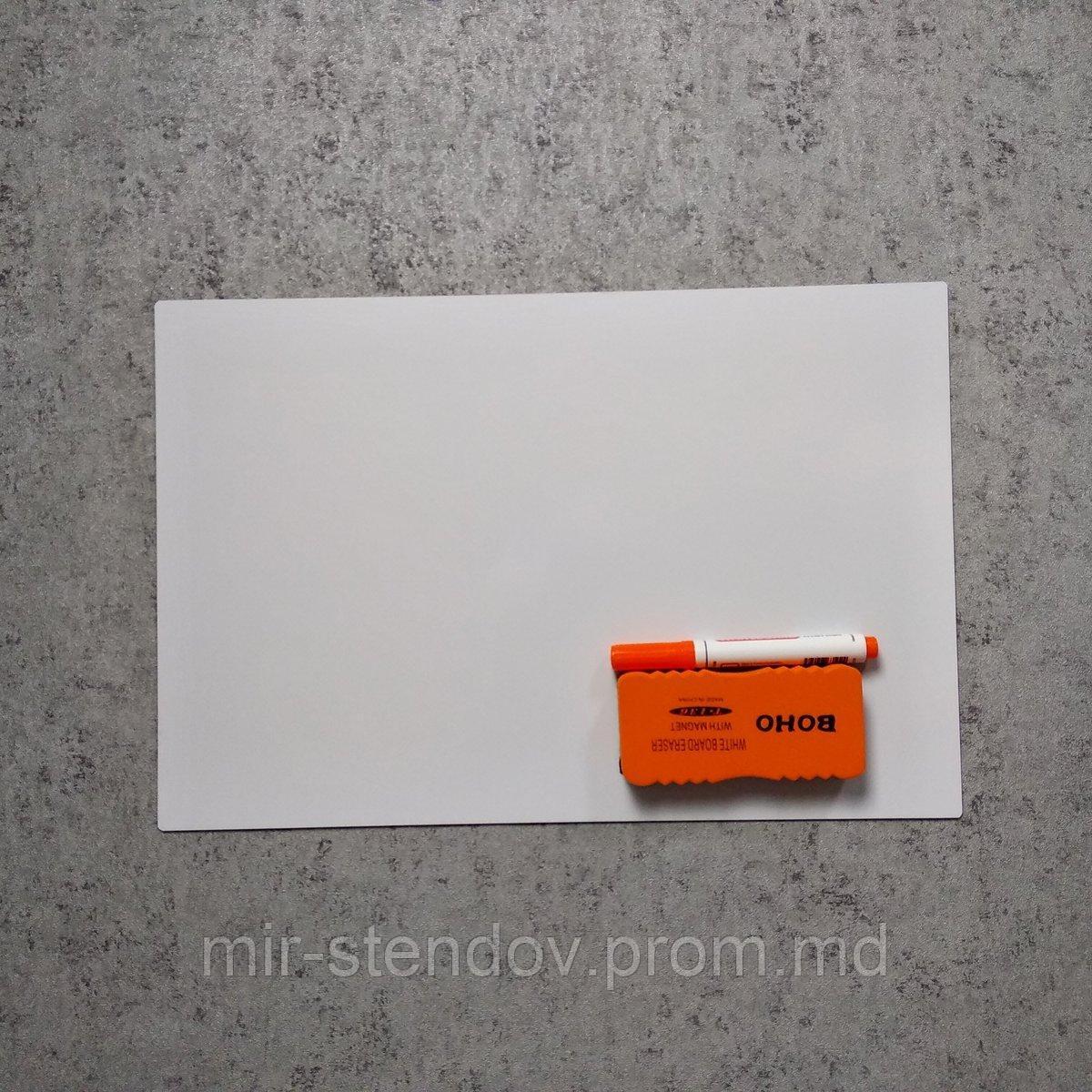 Пластиковая магнитно-виниловая досточка для письма маркером. - фото 1 - id-p10471006