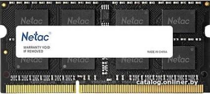 Netac Basic 8GB DDR3 SODIMM PC3-12800 NTBSD3N16SP-08 - фото 1 - id-p10471166