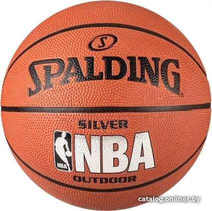 Spalding NBA Silver (7 размер) - фото 1 - id-p10471392