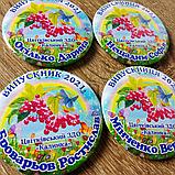 Именной значок Выпускник детского сада "Калинка", группа "Радуга", фото 3