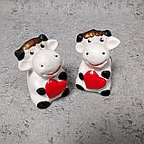 Керамическая фигурка "Бурёнка с сердечком", фото 2
