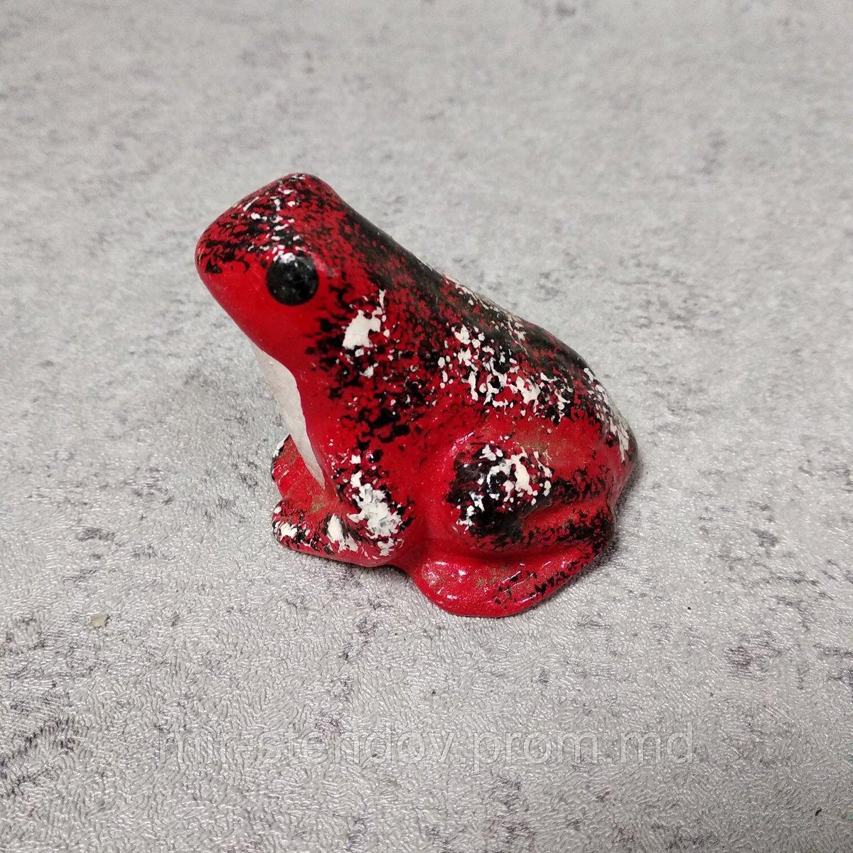 Керамическая фигурка "Лягушка" (Красная), фото 1