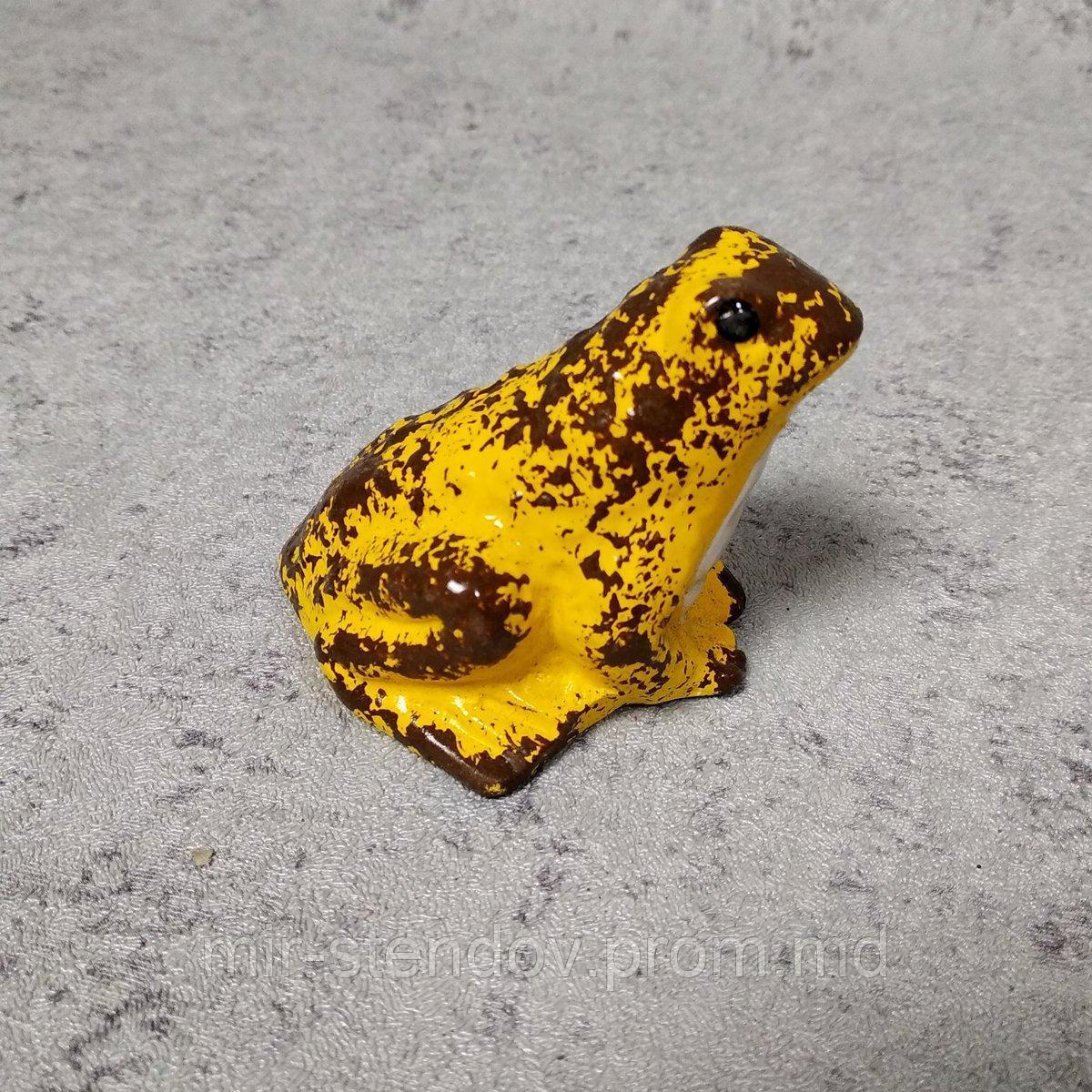 Керамическая фигурка "Лягушка" (Жёлтая), фото 1