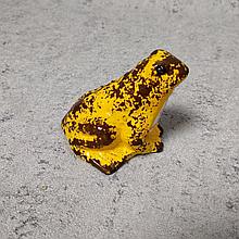 Керамическая фигурка "Лягушка" (Жёлтая)