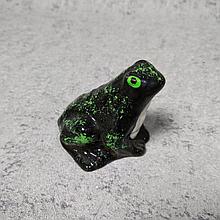 Керамическая фигурка "Лягушка" (Чёрная)