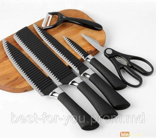 Набор ножей + чистка + ножницы Best BASS - фото 1 - id-p8653355