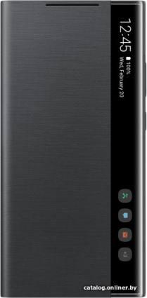 Samsung Smart Clear View Cover для Galaxy Note20 Ultra (черный) - фото 1 - id-p10472482