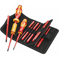 Аренда Набора с динамометрической диэлектрической отверткой Wera KK VDE 16 (14 рабочих концов, 1.2-3Нм)