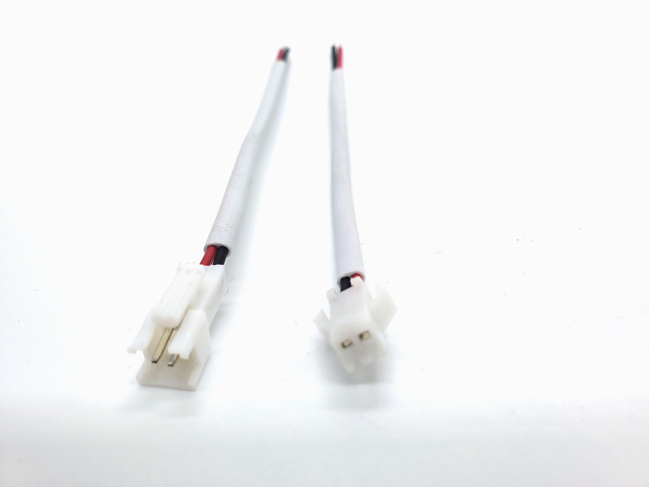 Dilux - Комплект JST Connector 2pin (2 jack) с кабелем в оплётке папа + мама - фото 1 - id-p10474957