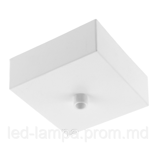 Крышка маскировочная квадратная, для подвесных светильников, пластиковая, белая. ЕВРОПА! - фото 1 - id-p10475064