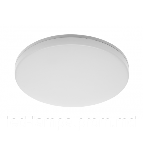 Светодиодный LED светильник GTV, 24W (EMC+), 3000K, IP54, круглый, пластик, белый, Ra 80, BESA. ЕВРОПА! - фото 1 - id-p10475081