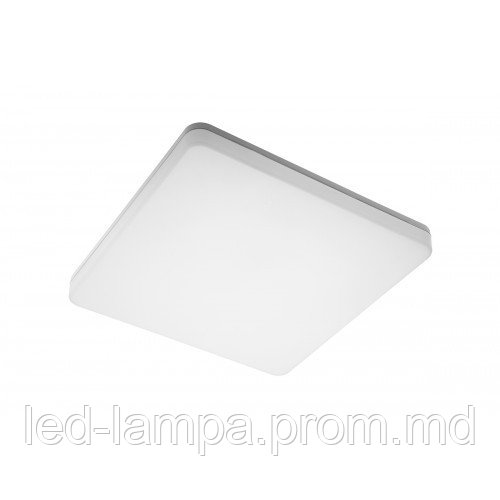 Светодиодный LED светильник GTV, 24W (EMC+), 3000K, IP54, квадратный, пластик, белый, Ra 80, BESA. ЕВРОПА! - фото 1 - id-p10475086