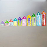 Пособие Состав числа. Комплект наклеек "Домики", фото 2