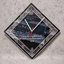 Оригинальные настенные часы "Степени"