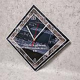 Оригинальные настенные часы "Степени", фото 3