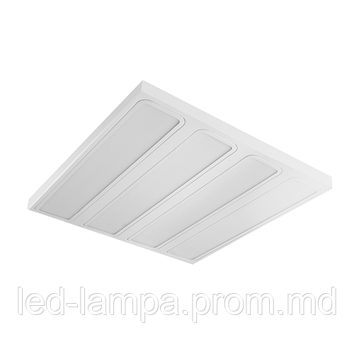 Светодиодная LED панель GTV, 50W (EMC+), 4000К, стальная, квадратная, белая, Ra 80, VERONA. ЕВРОПА! - фото 1 - id-p10475346