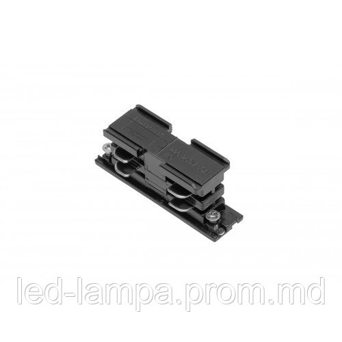 Соединитель электрический для шинопровода GTV, трёхфазный, прямоугольный, чёрный - фото 1 - id-p10475354