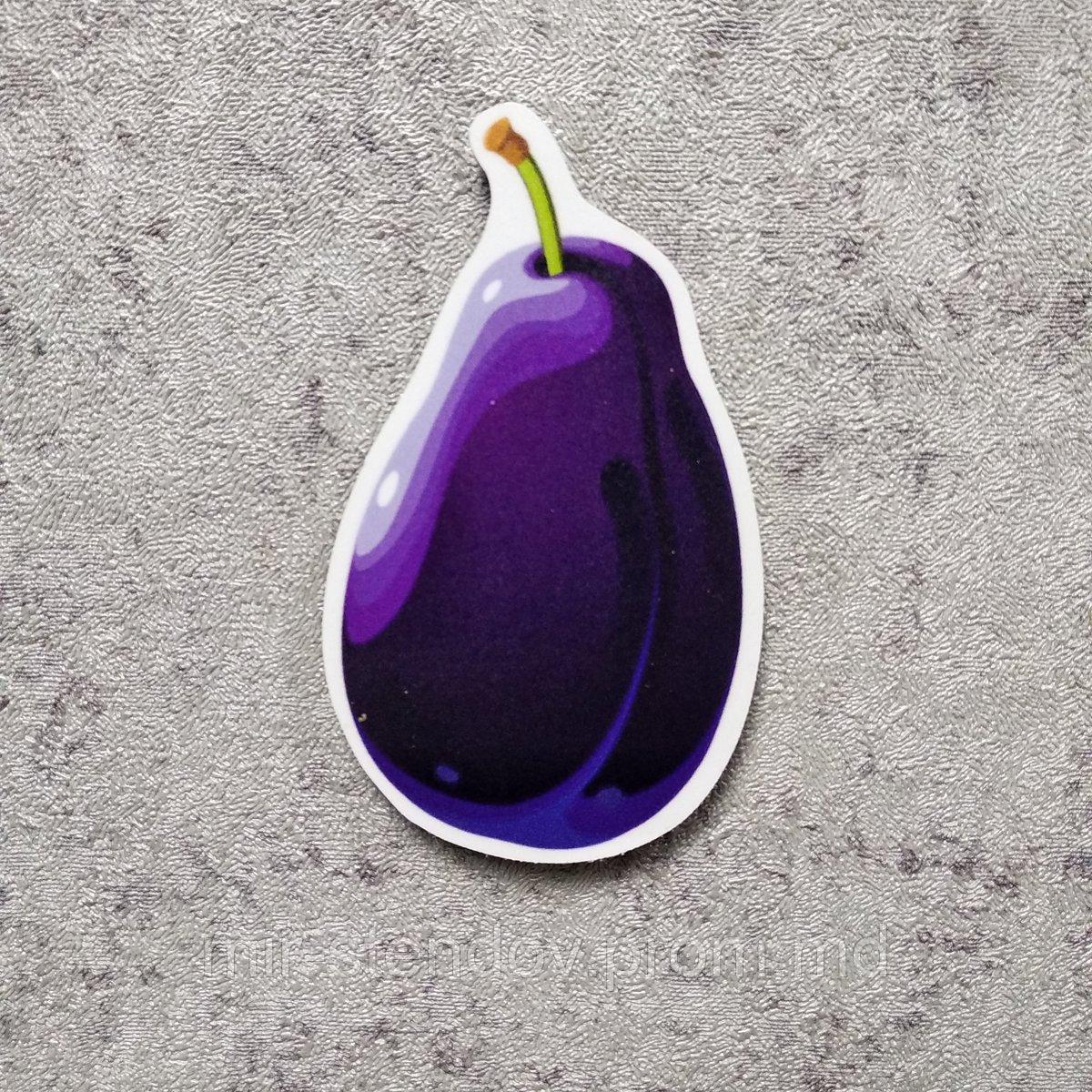 Слива магнит. Фигурка для магнитной доски, фото 1