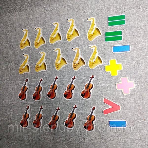 Магнитная математика Скрипки и саксофоны 12 см - фото 1 - id-p9521027