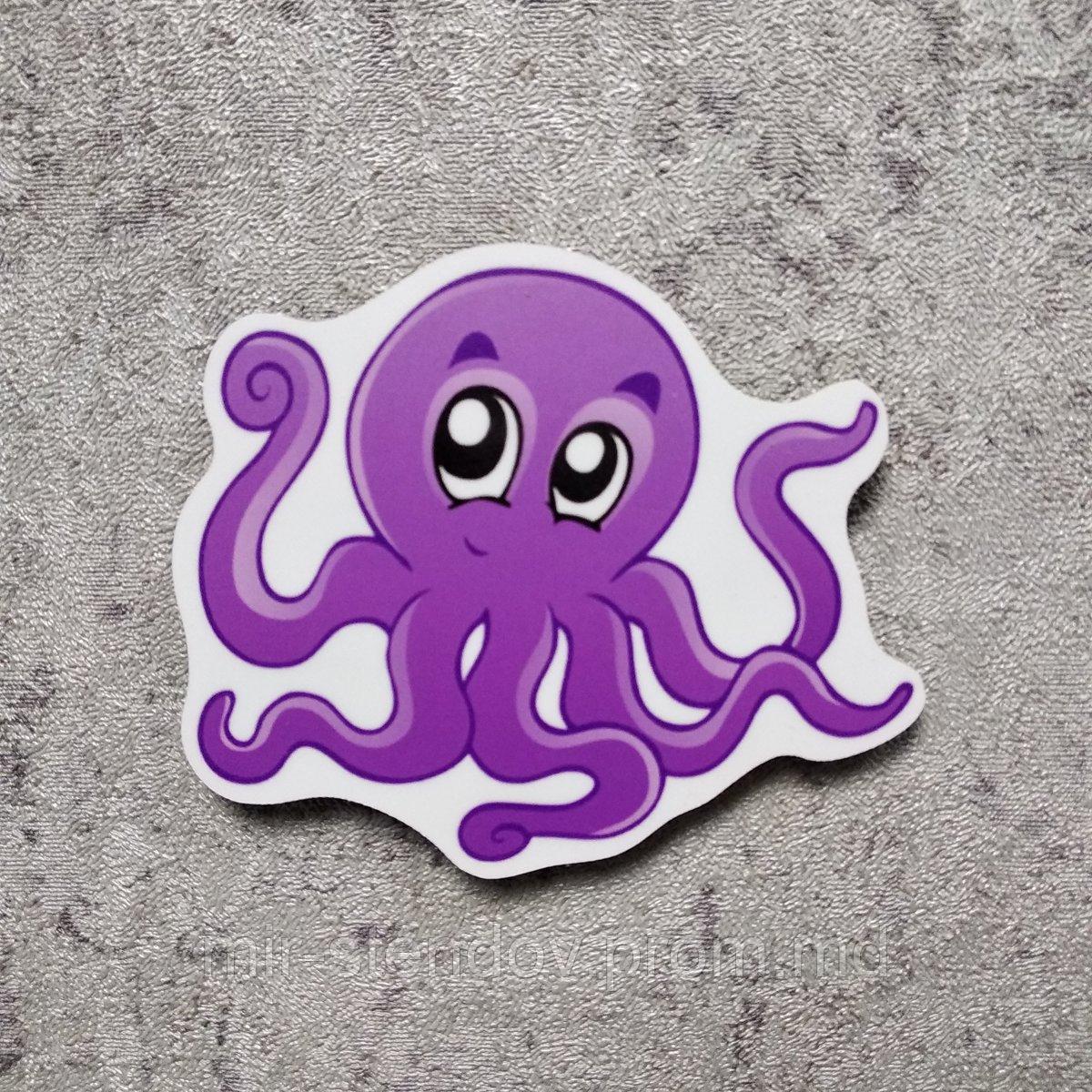 Осьминог с магнитом. Фигурка для магнитной доски, фото 1