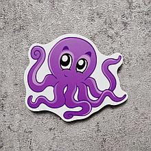 Осьминог с магнитом. Фигурка для магнитной доски