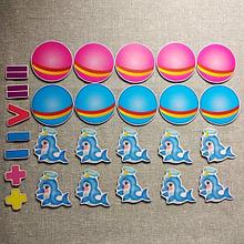 Магнитная математика Мячики и дельфины