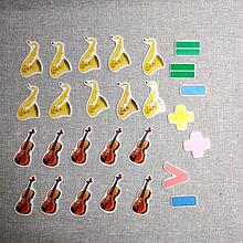 Магнитная математика Скрипки и саксофоны