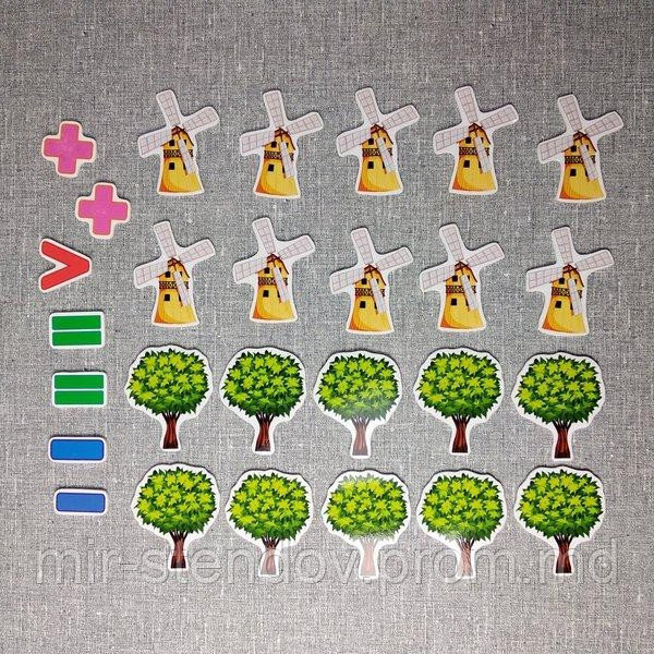 Магнитная математика Мельницы и деревья, фото 1