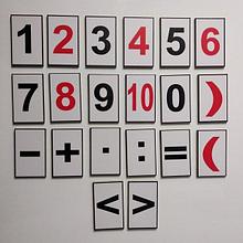 Магнитики обучающие Цифры и знаки