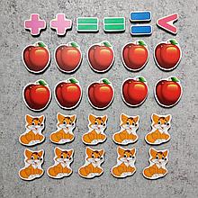 Магнитная математика Яблоки и Лисички