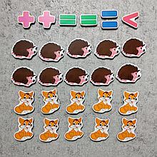 Магнитная математика Ёжики и Лисички