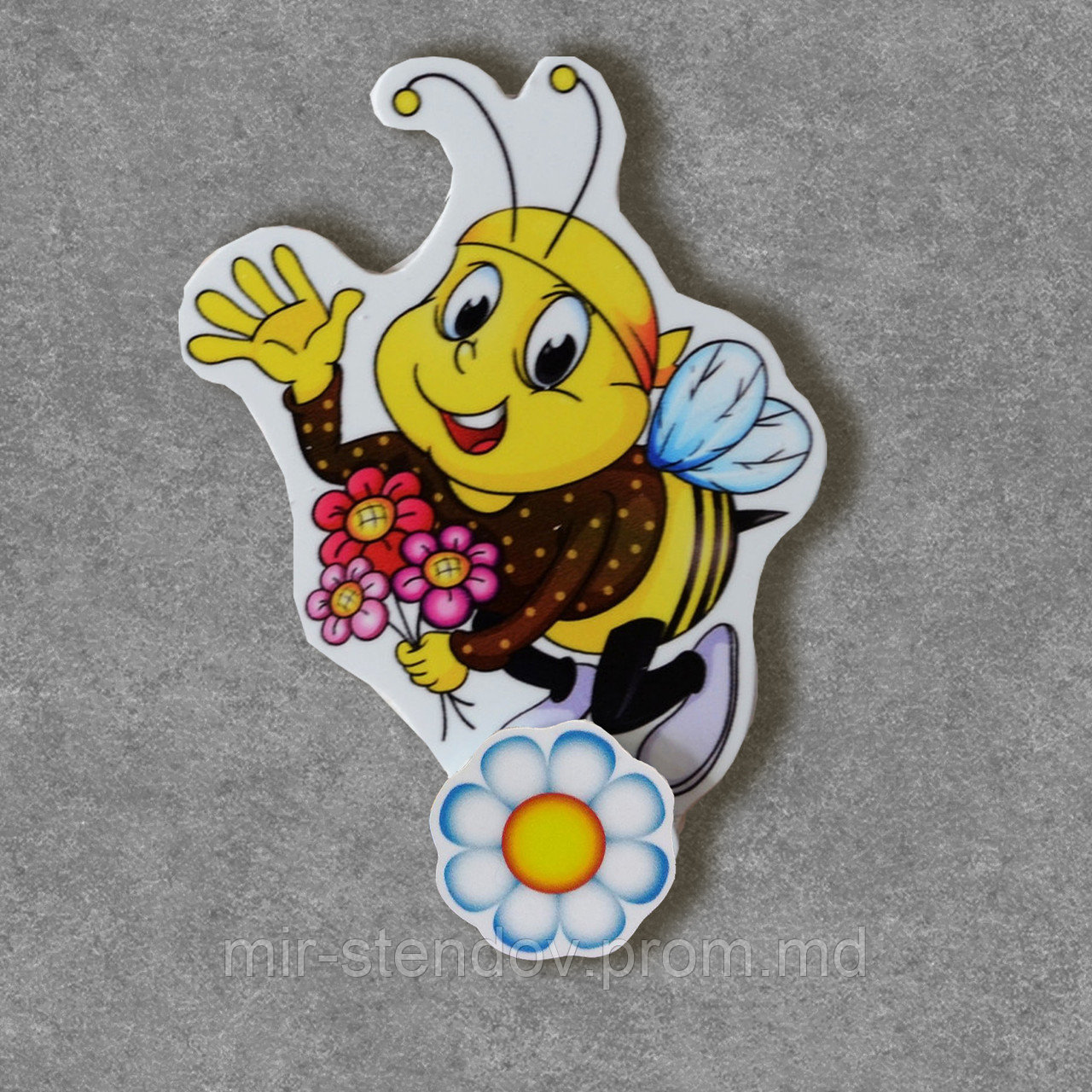 Магнитный стенд для крепления рисунка Пчела - фото 1 - id-p4429841