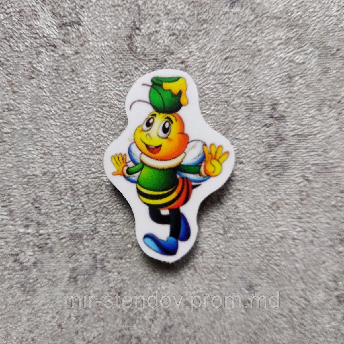 Магнитик канцелярский Пчелка с горшочком, фото 1