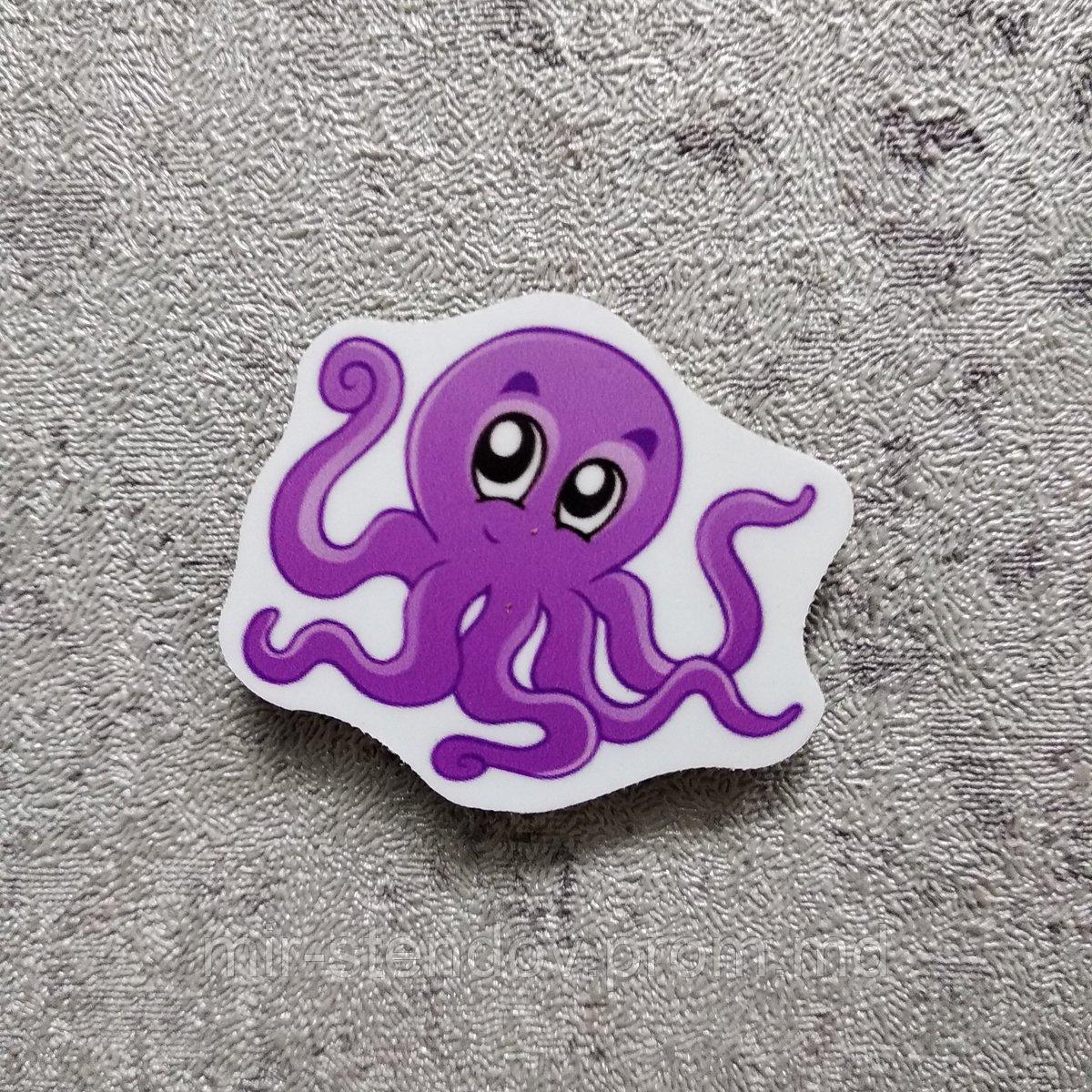 Магнитик канцелярский Осьминог, фото 1