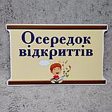 Таблички НУШ "Осередок..." (комплект или поштучно), фото 9